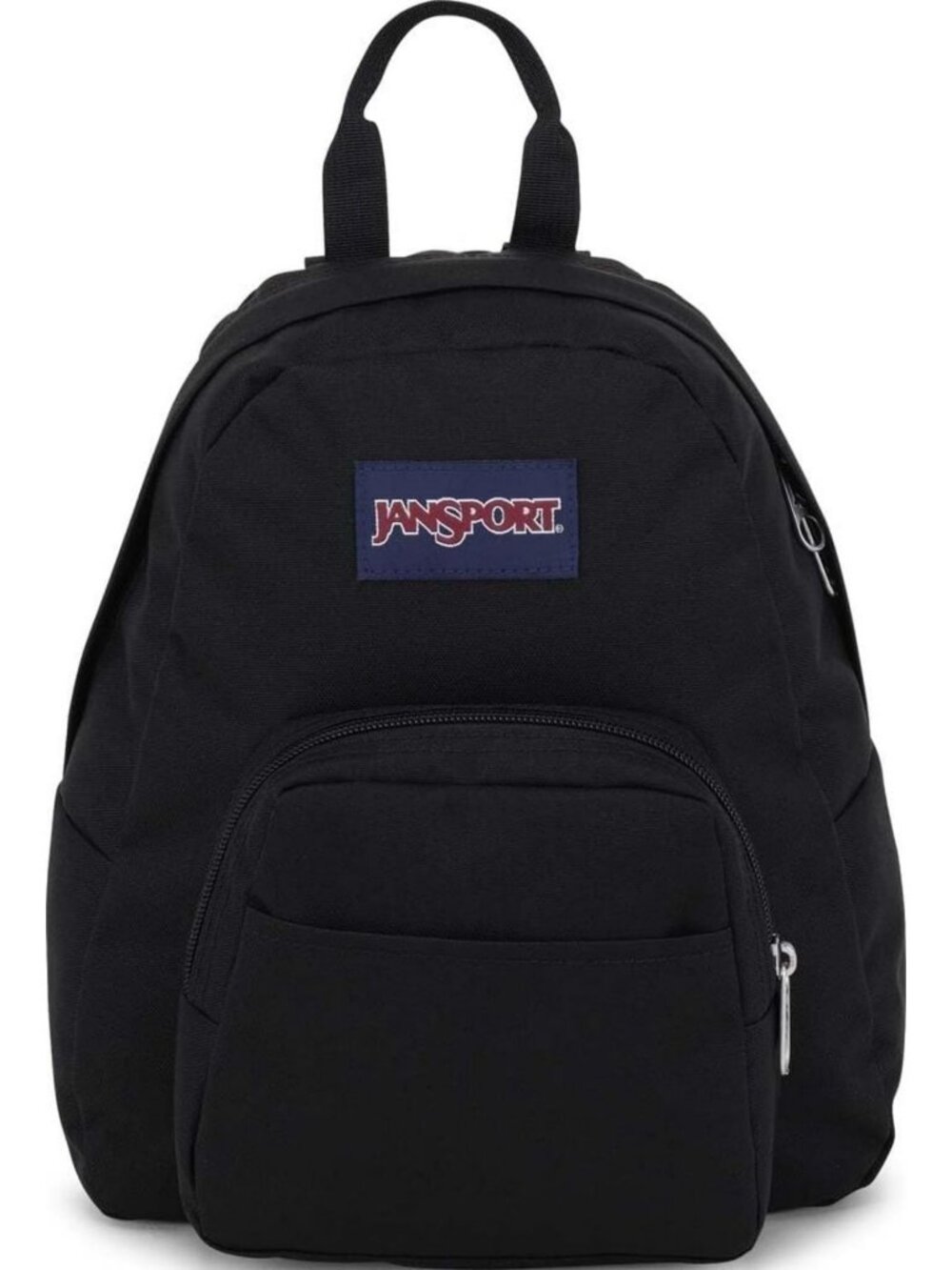 Durable Mini Backpack Purse - Adjustable Straps, Zippered Pocket, Black 10.2L